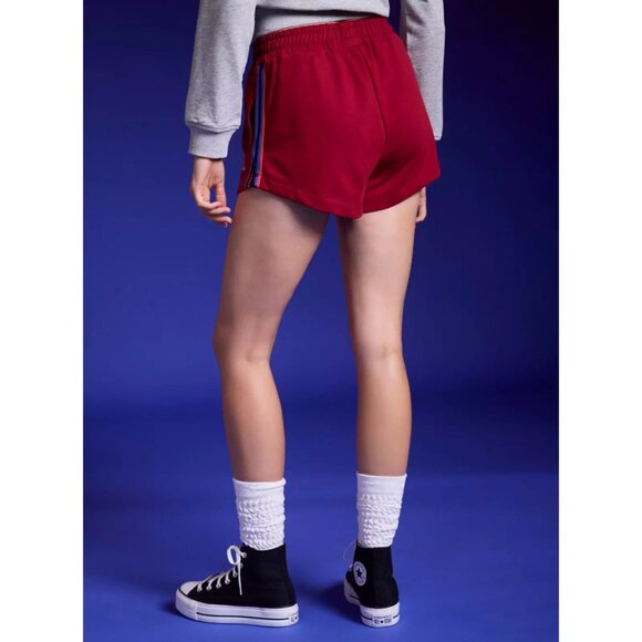 Stranger Things Logo Stripe Lounge Shorts MEDIUM New - Picture 3 of 8